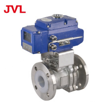 JL900-D6 Exquisite craftsmanship fluorine lined electrical butterfly valve